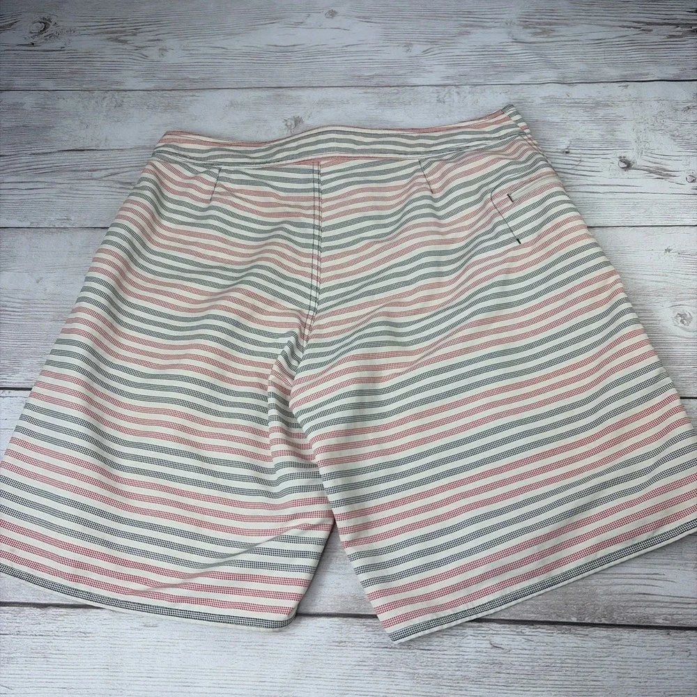 Patagonia Wavefarer Boardshorts Men's Red White Blue Stripe Stretch Drawstring